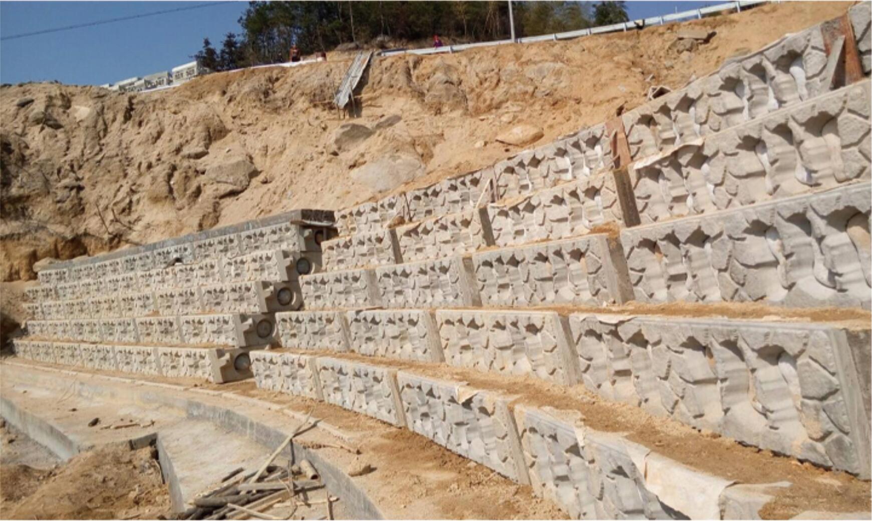 阶梯式护岸结构1